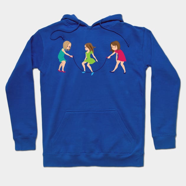 Kids jumping rope Hoodie by holidaystore